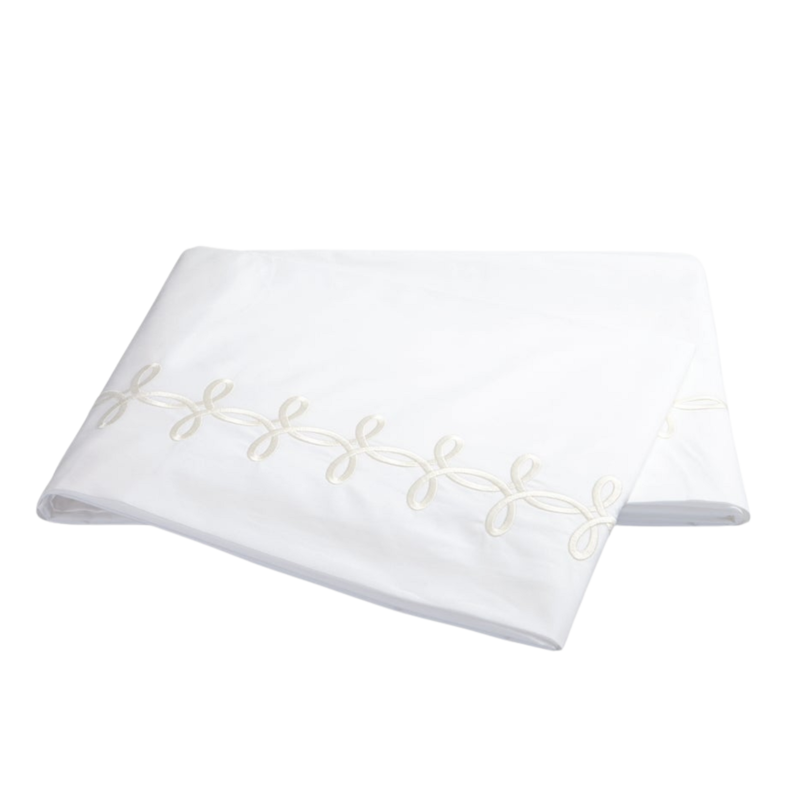Matouk Matouk Gordian Knot Flat Sheet King Cream