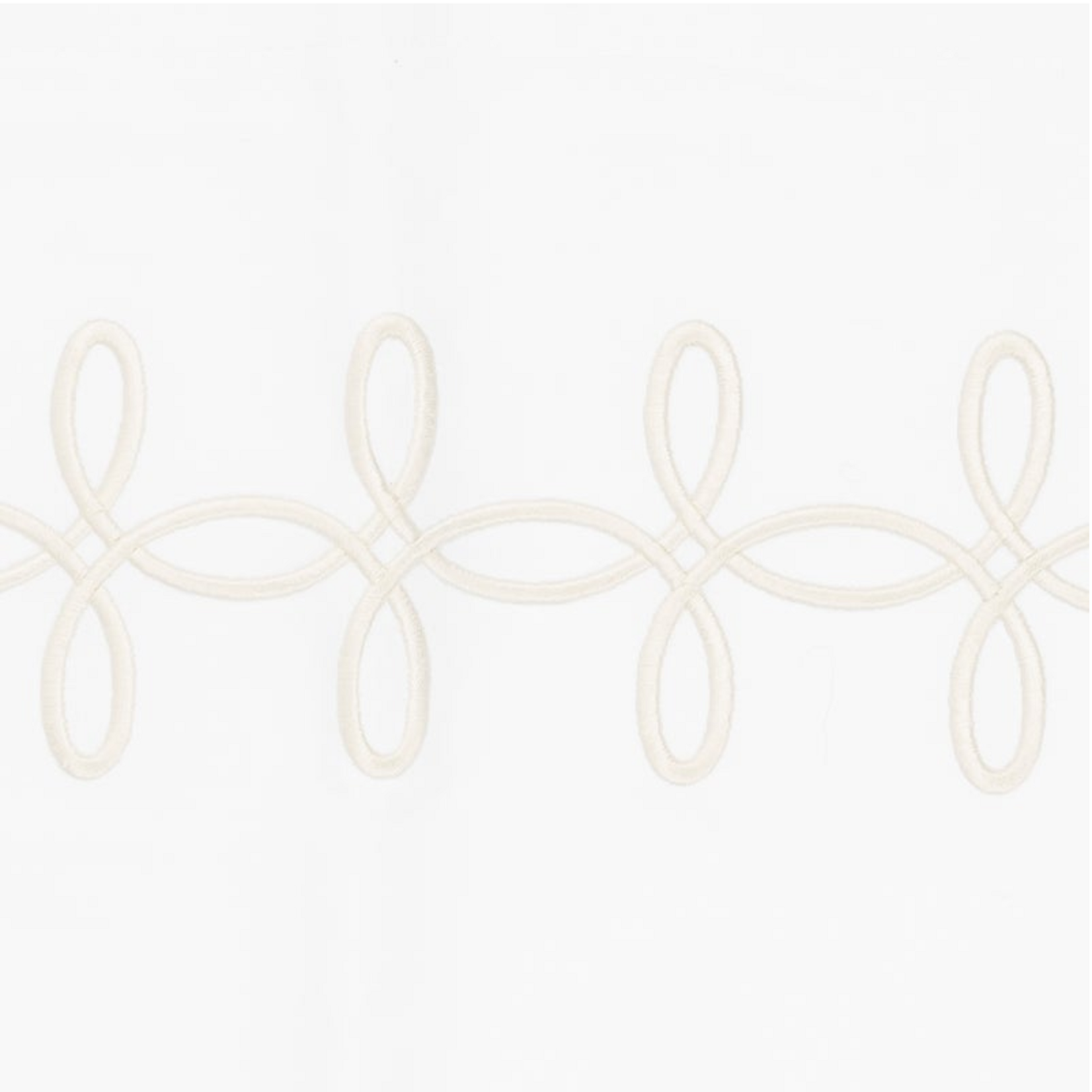Matouk Matouk Gordian Knot Flat Sheet King Cream