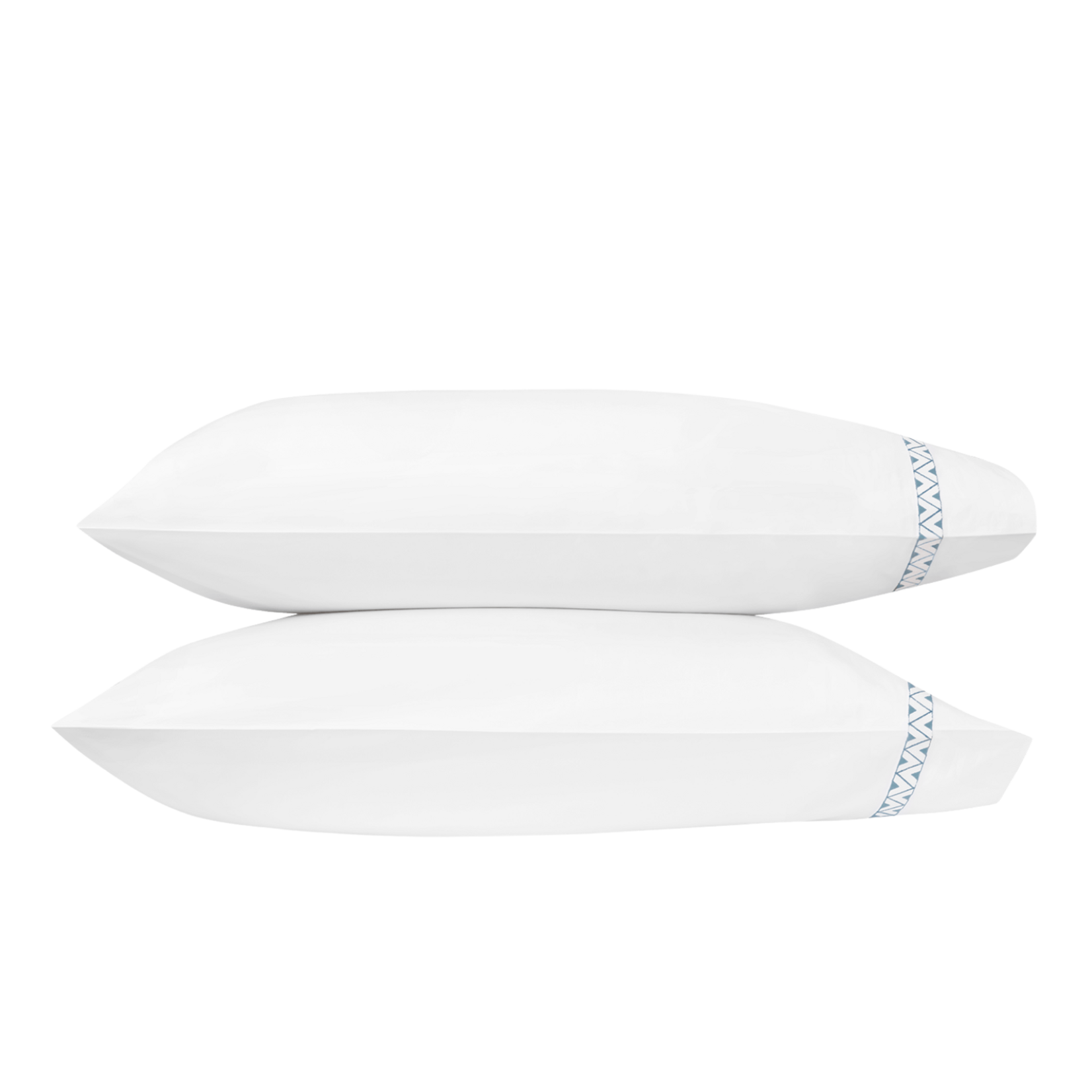 Matouk Matouk  Prado King Pillowcase Pair Hazy Blue