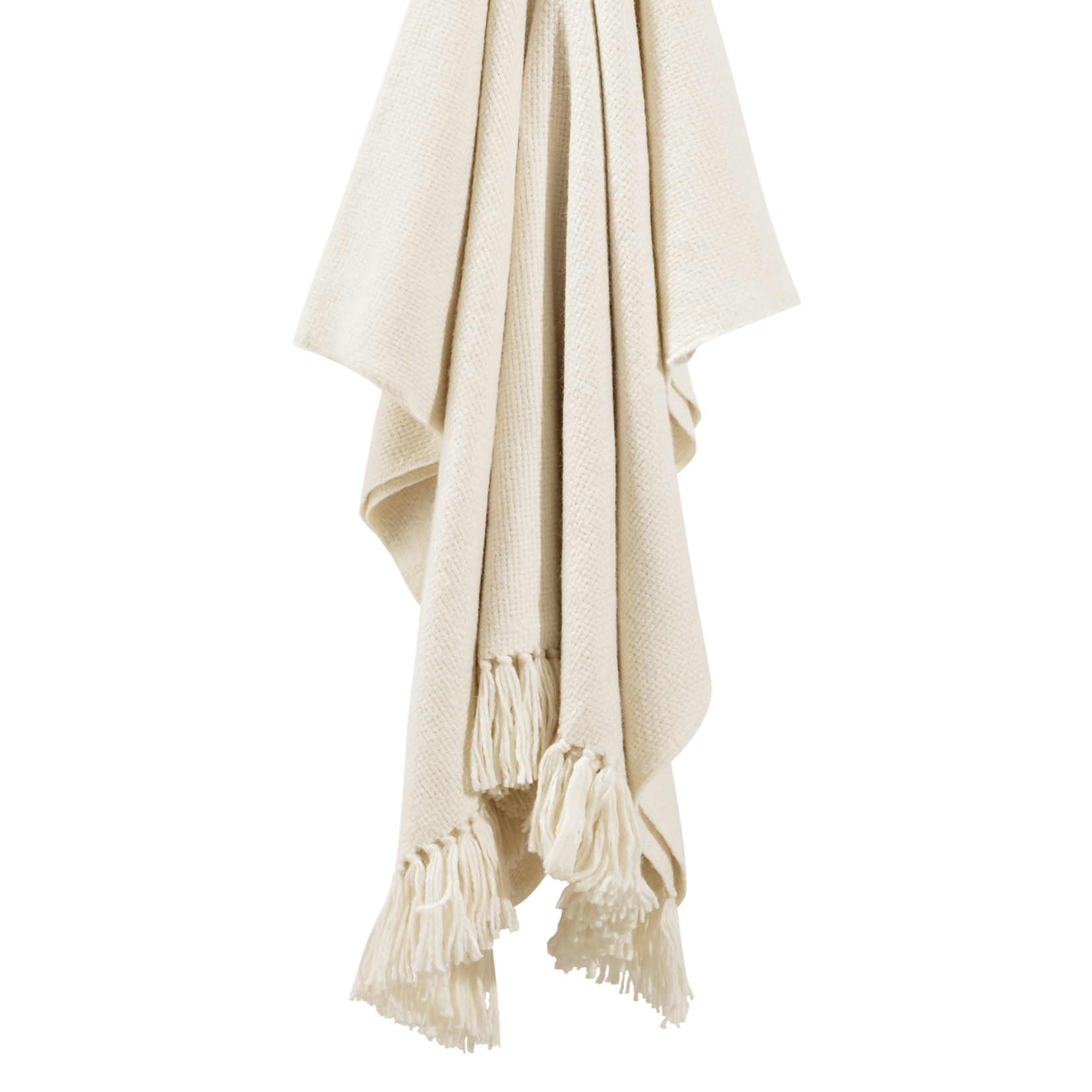 Matouk Lanza Throw Parchment