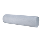Matouk Jasper Quilted Bolster with Piped Edge Hazy Blue with Insert