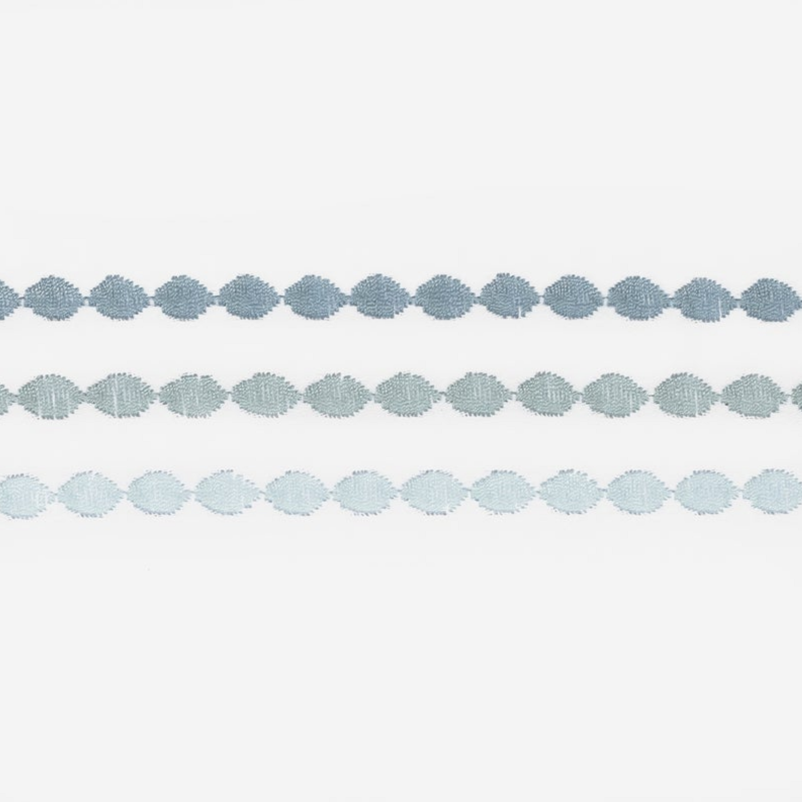 Matouk Matouk Amara Triple Pearl Flat Sheet  Full/Queen  Hazy Pool