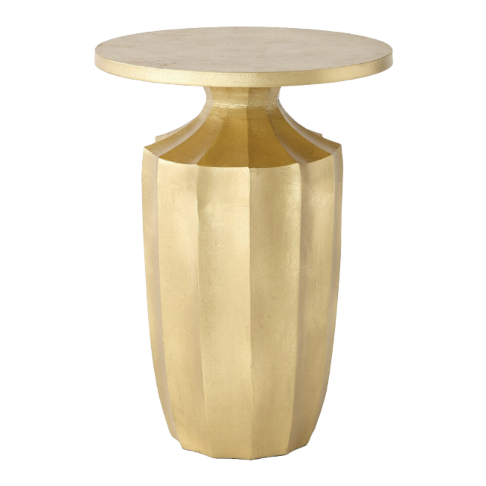 Global Views Flirt Drink Table - Gold Leaf