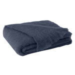 Indigo  Brushed Mohair Throw