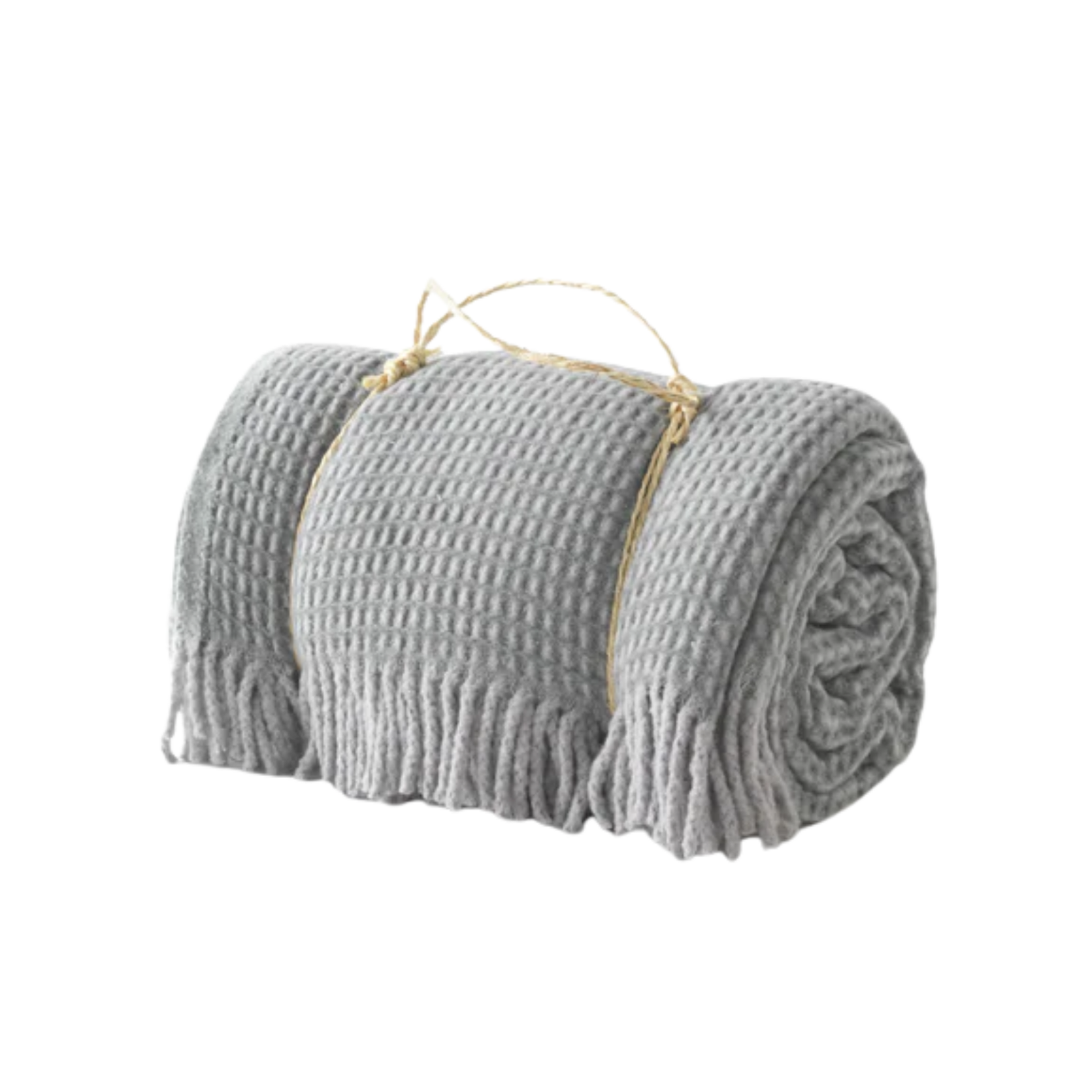 Sage Uniwaffle Textured Throw