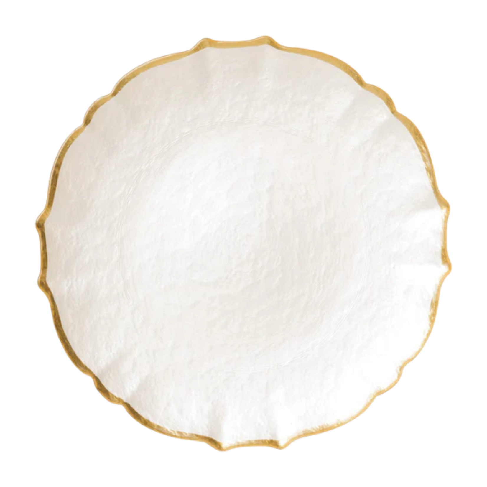 Vietri Baroque Glass Service Plate/Charger