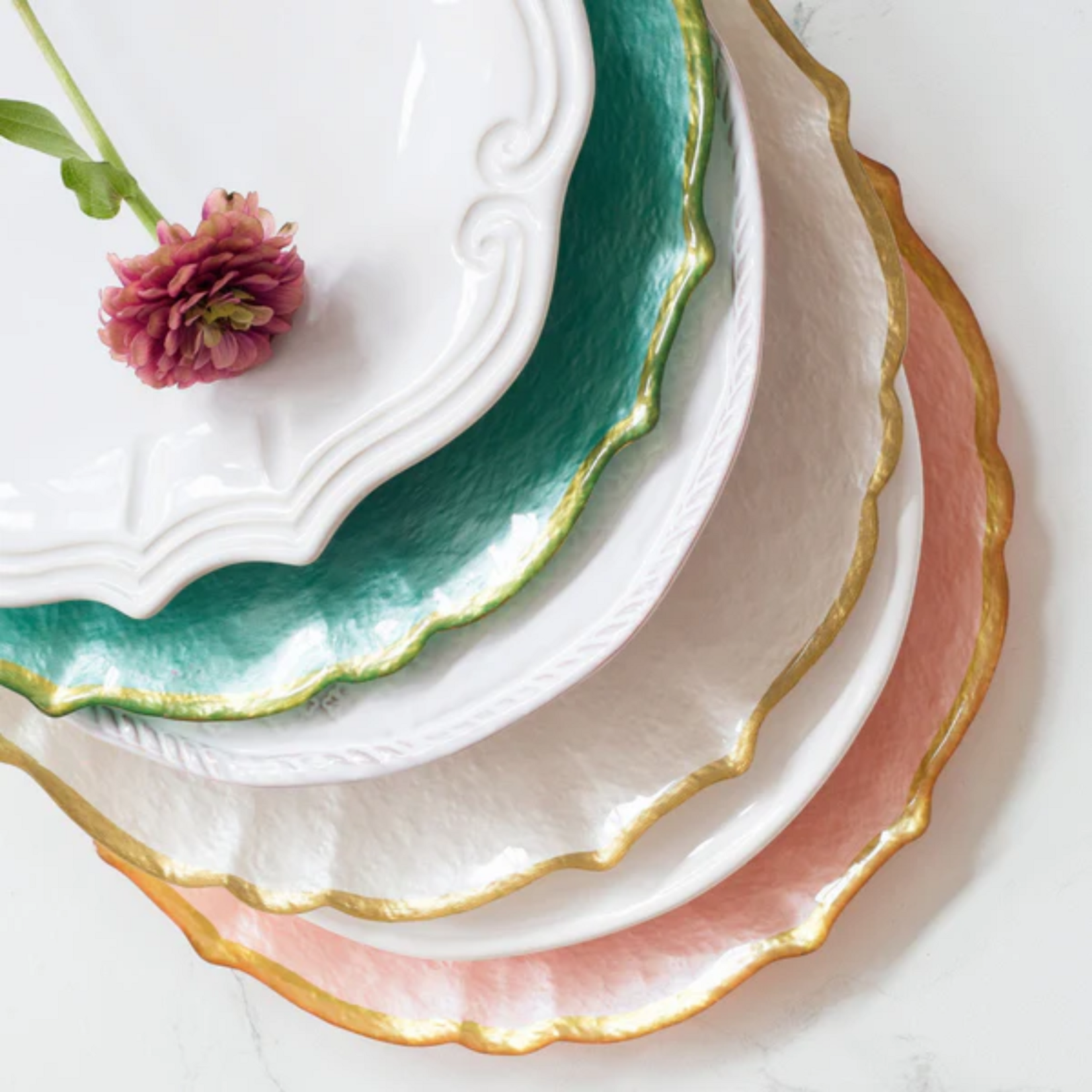 Vietri Baroque Glass Service Plate/Charger