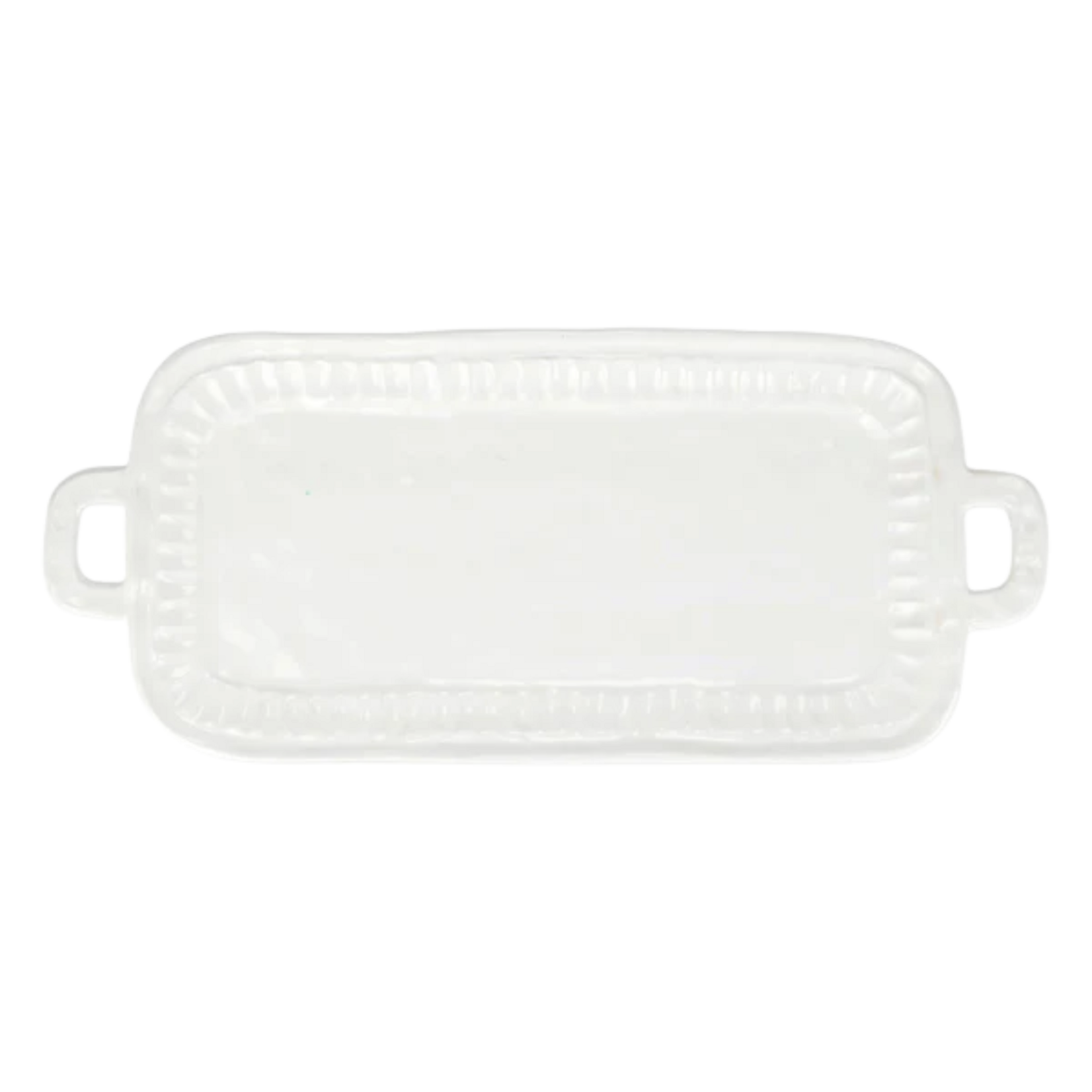 Vietri Pietra Serena Handled Rectangular Platter