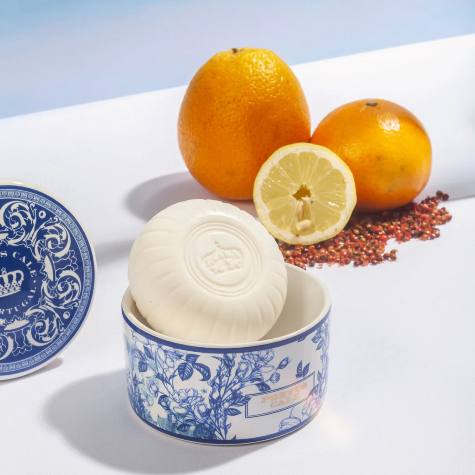 Portus Cale Portus Cale Gold & Blue Soap Jewel Box