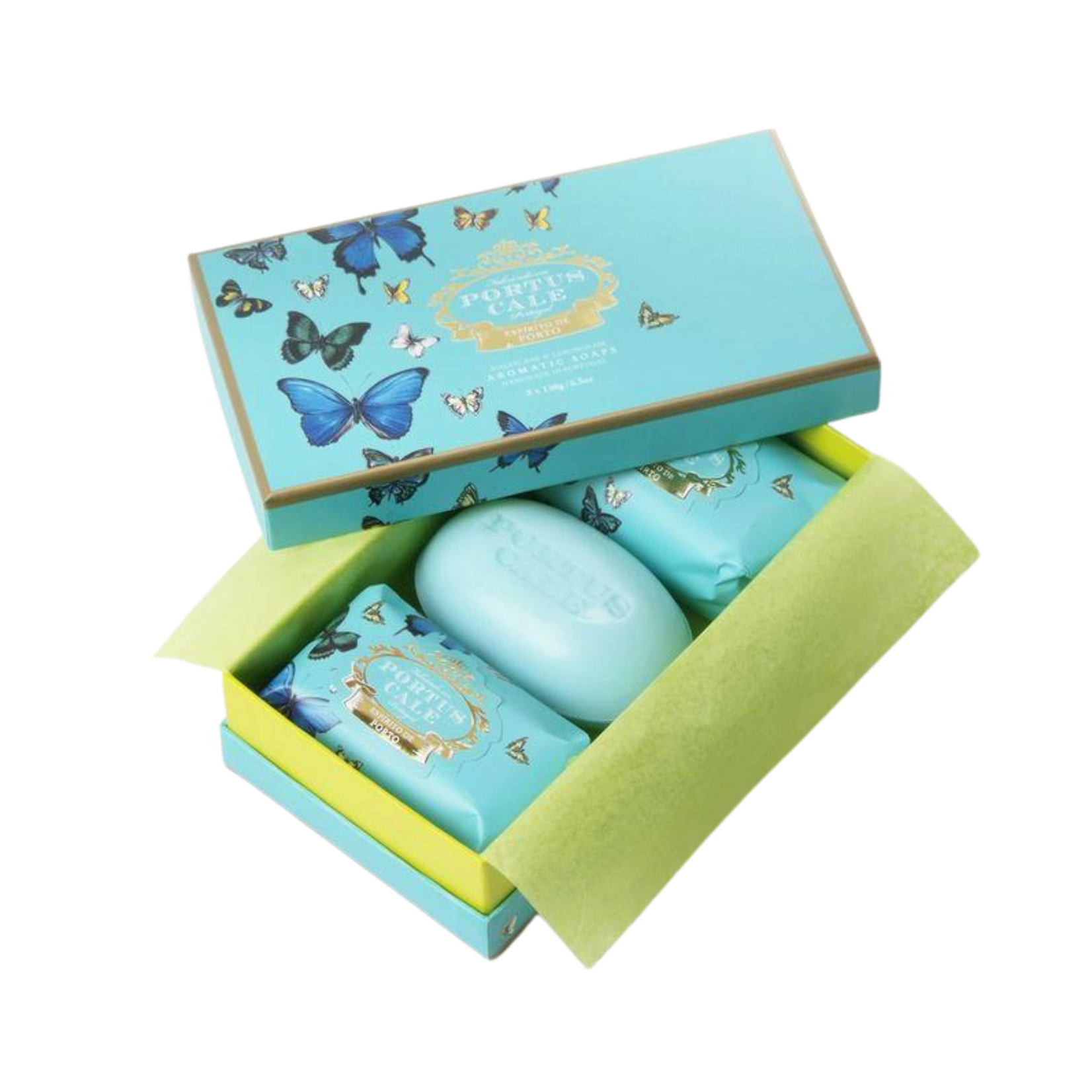 Portus Cale Portus Cale Butterflies Soap Set of 3