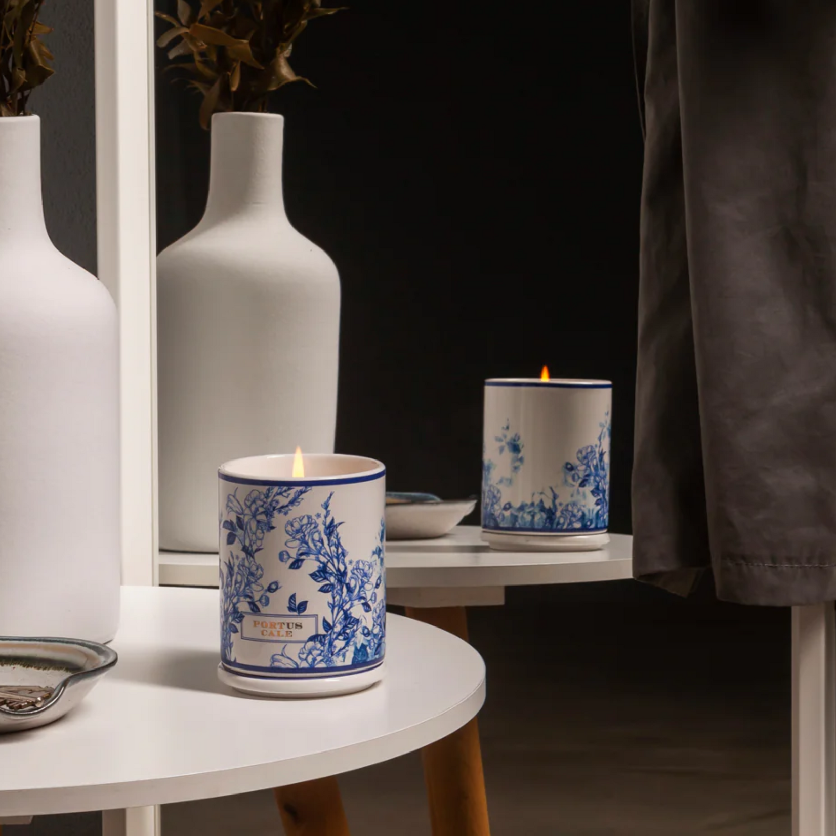 Portus Cale Portus Cale Gold & Blue Candle