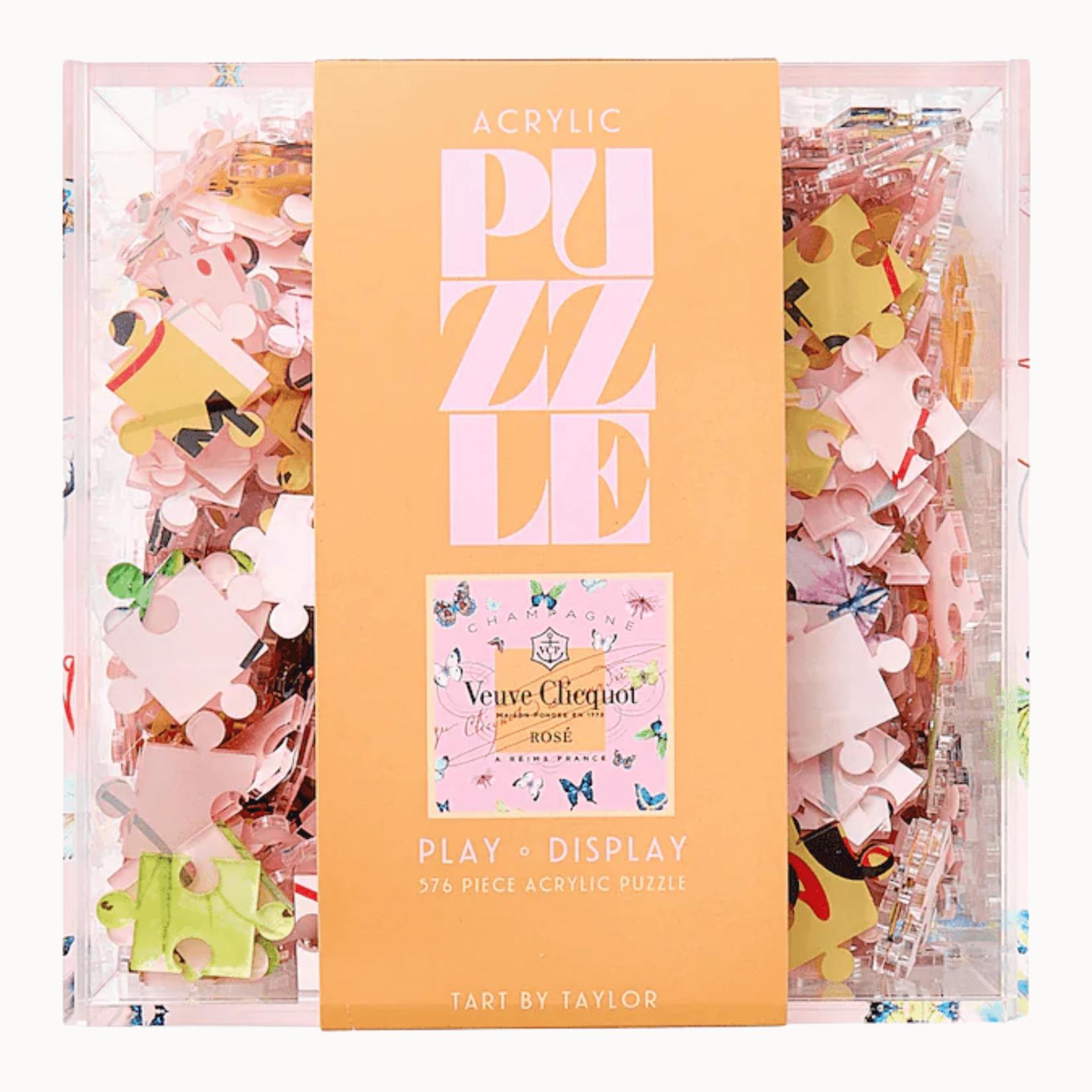Rose Butterfly Acrylic Puzzle