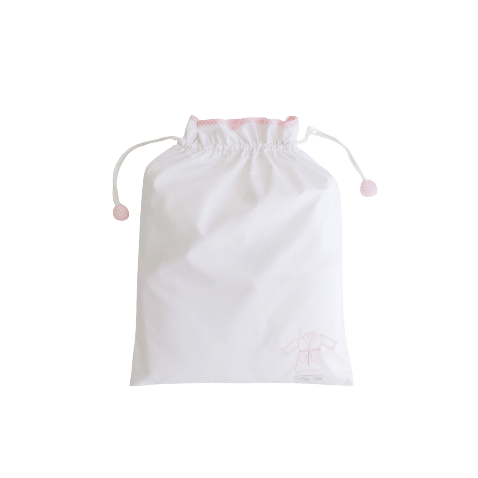 Terry Tots Sleeveless Cover Up Hood Pink Gingham