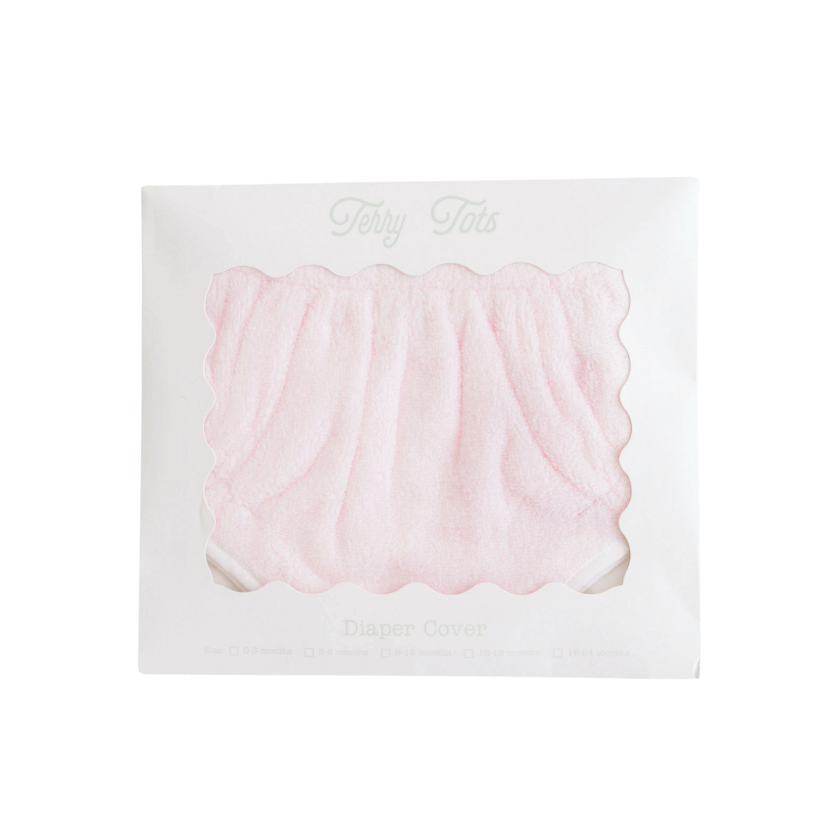 Terry Tots Diaper Cover Pink Terry