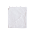 Hooded Towel Ecru Embroidered Dots