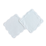 Wash Cloth Set of 2 Blue Terry