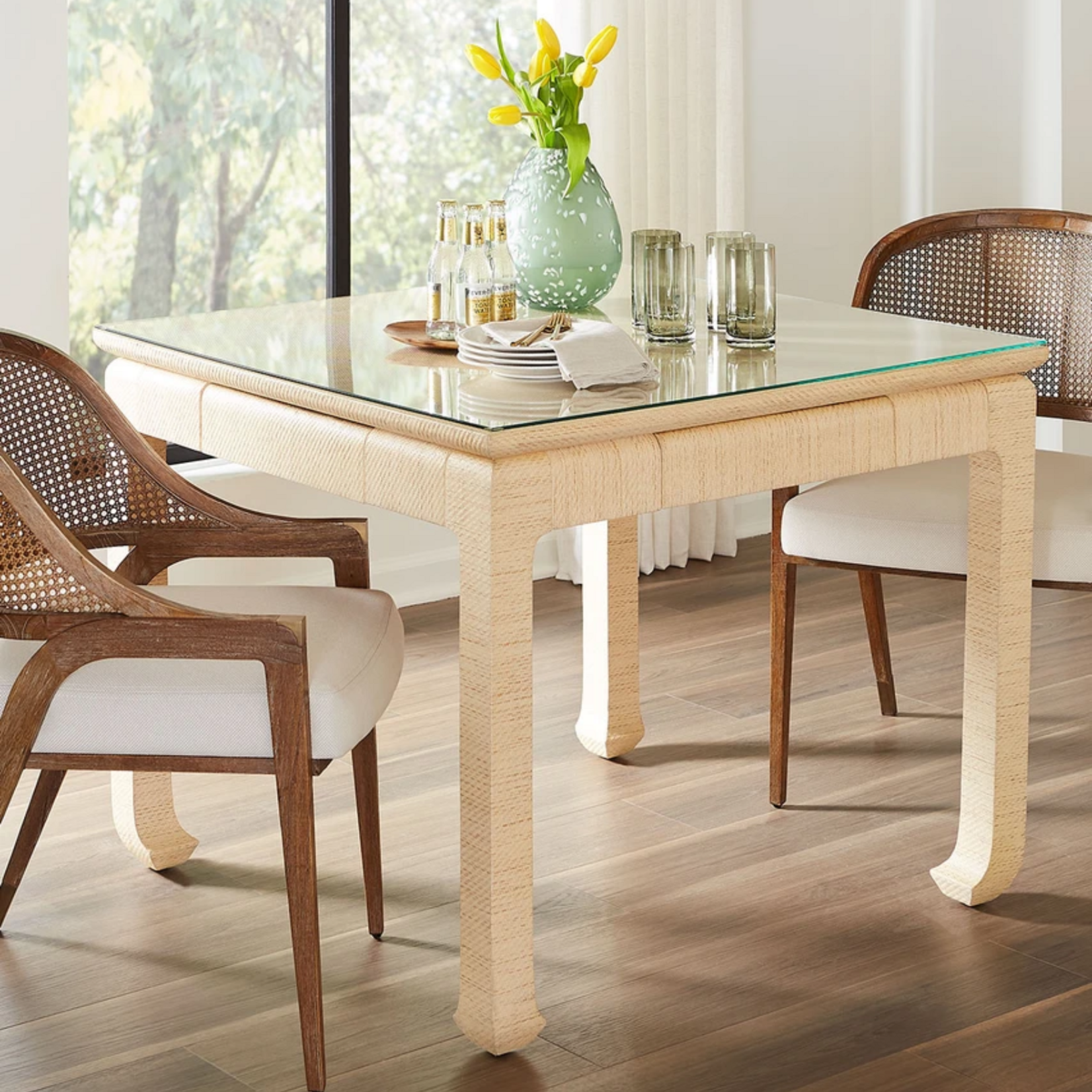 Villa & House Bungalow 5 Bethany Game Table White Twill