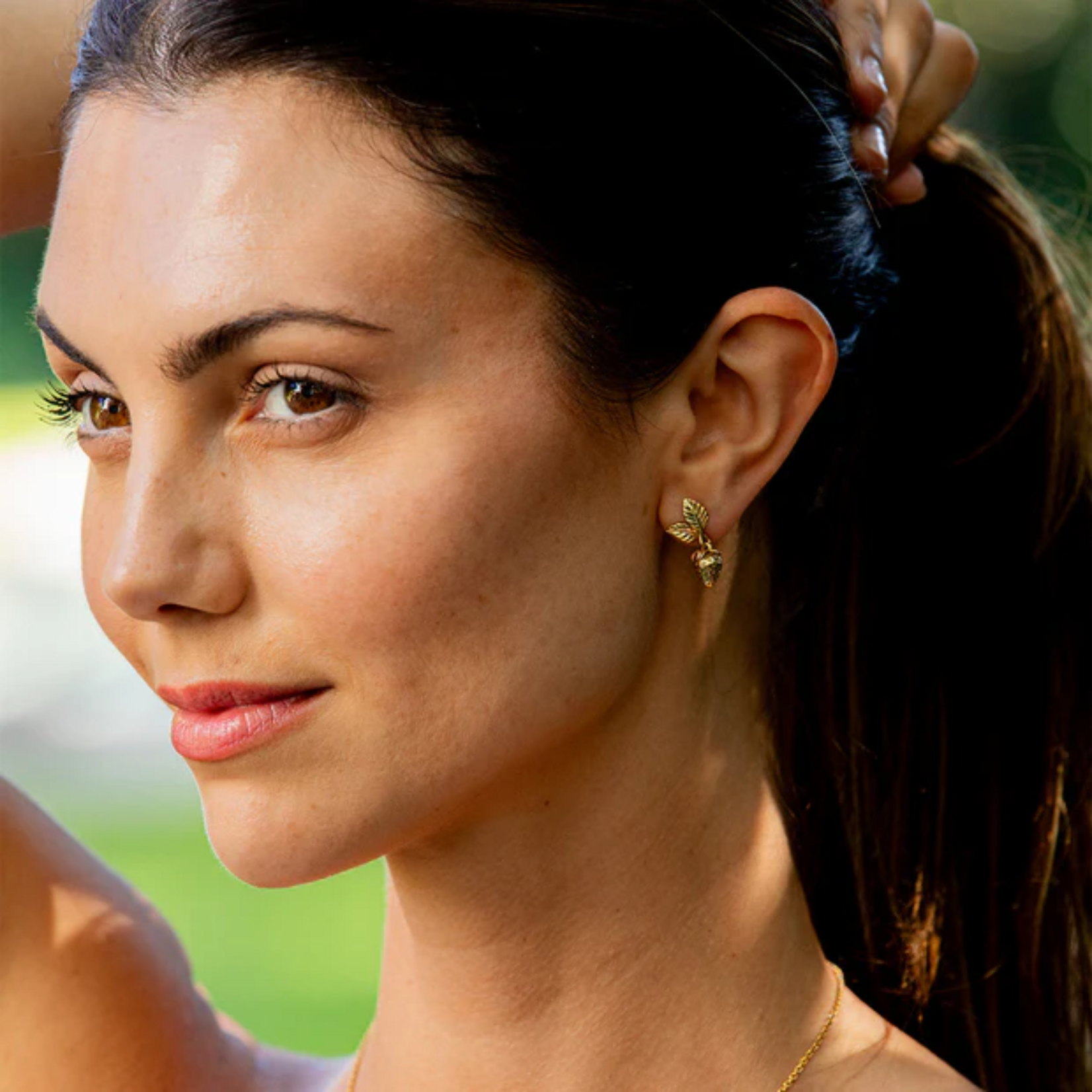 Juliska Capucine de Wulf Meadow Walk Drop Earrings Gold