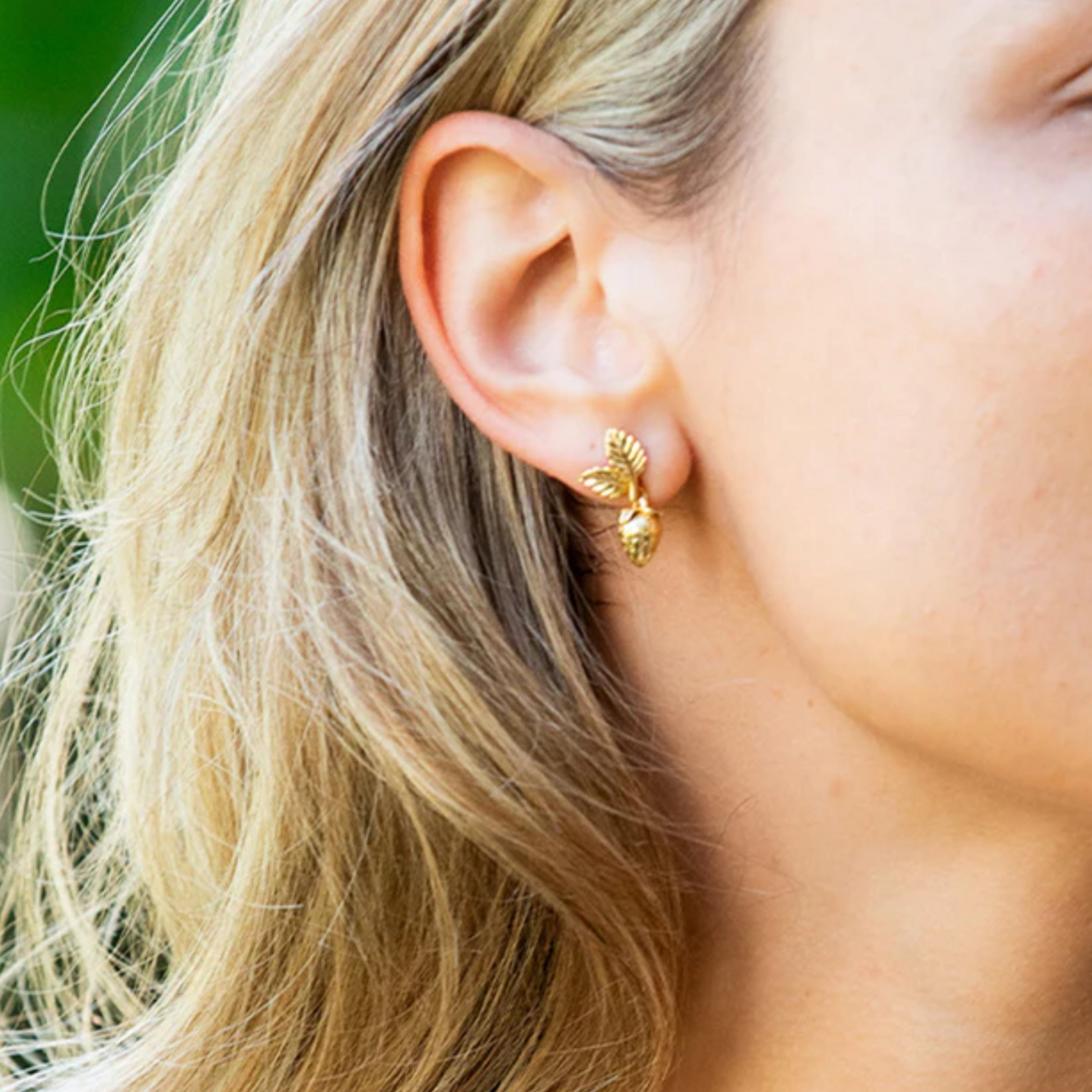 Juliska Capucine de Wulf Meadow Walk Drop Earrings Gold