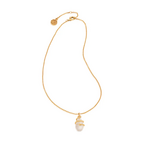 Capucine de Wulf Lily Charm Necklace Clear Quartz