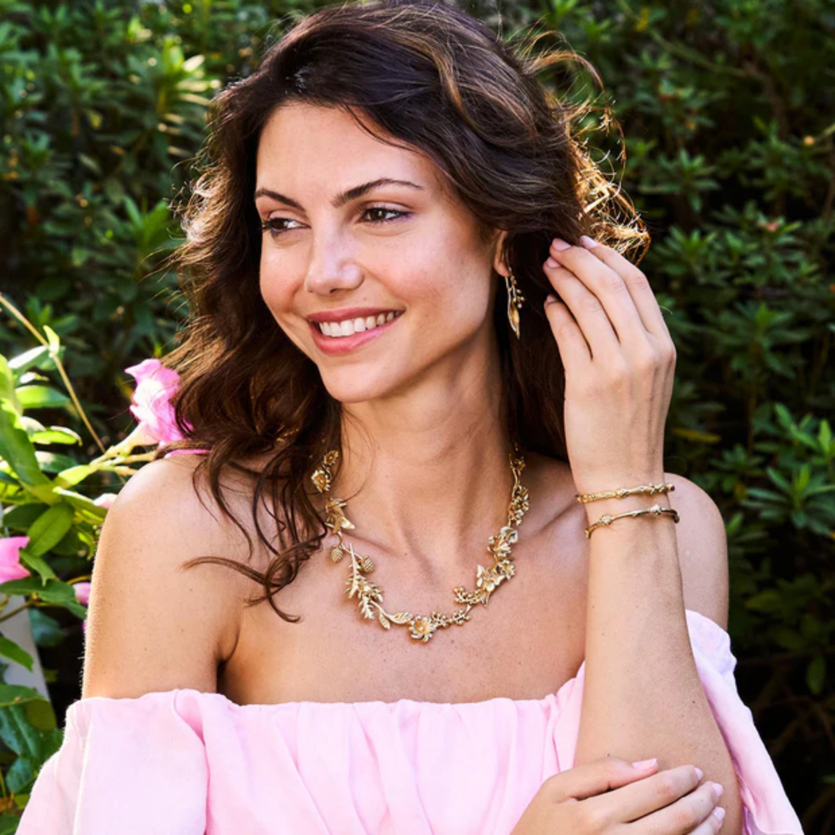 Capucine de Wulf Meadow Ladybug Petite Cuff Gold