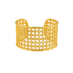 Capucine de Wulf Veranda Caning Cuff Gold