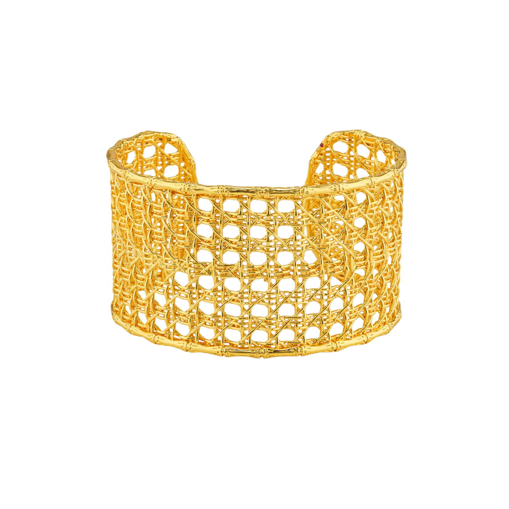 Capucine de Wulf Veranda Caning Cuff Gold
