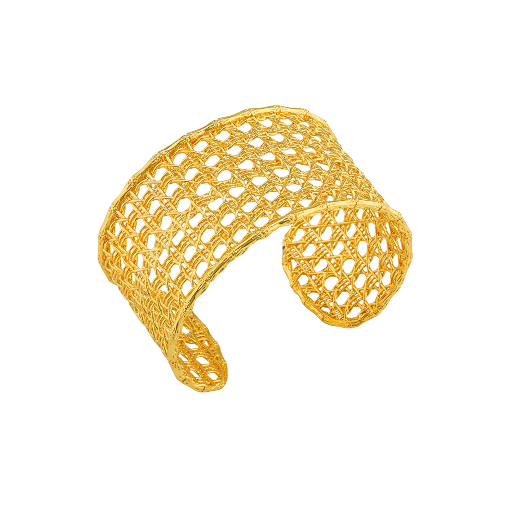 Capucine de Wulf Veranda Caning Cuff Gold