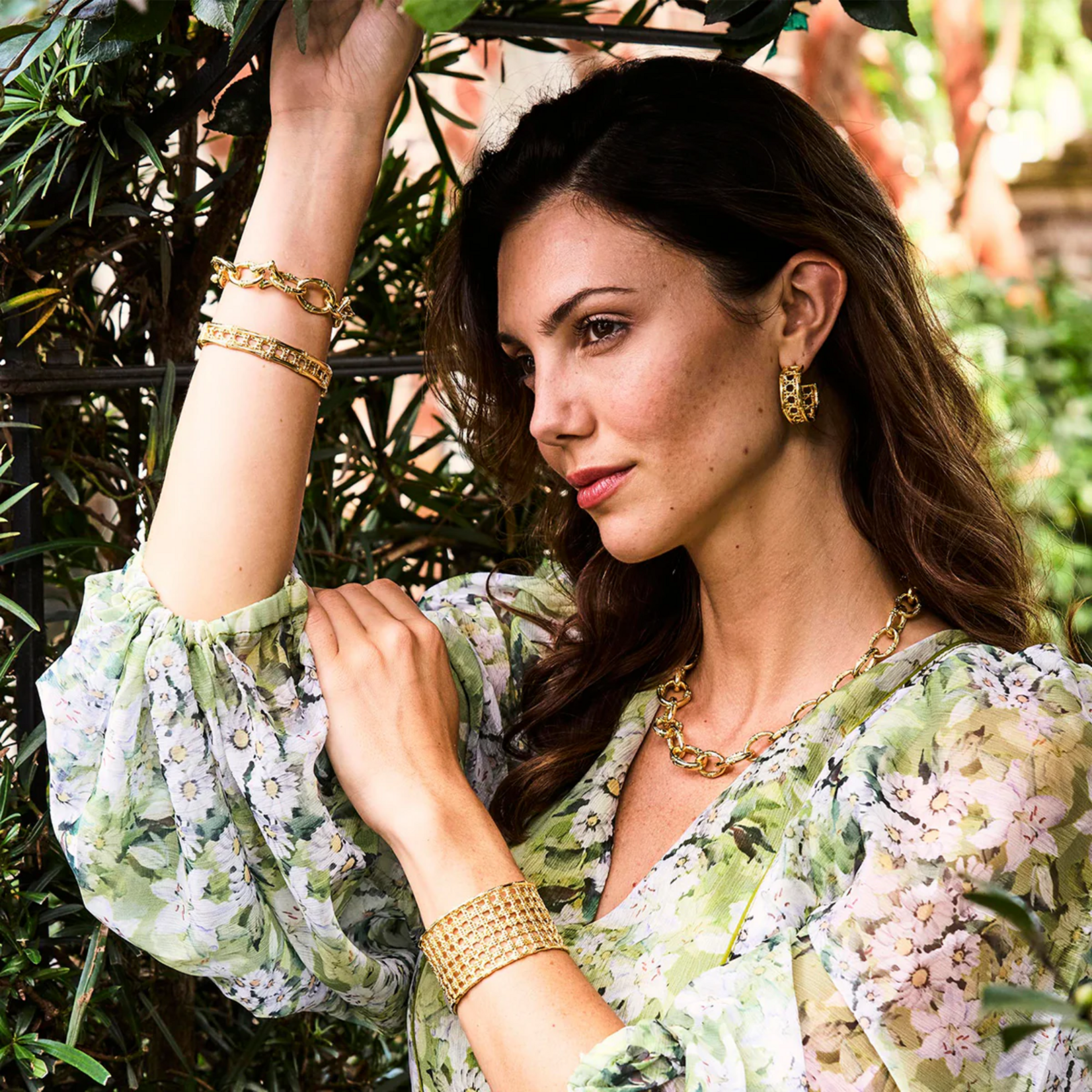 Capucine de Wulf Veranda Caning Cuff Gold