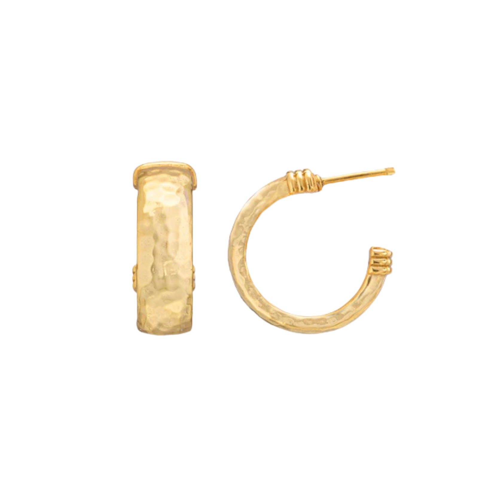 Capucine de Wulf Cleopatra Classic Small Hoop Earrings Gold