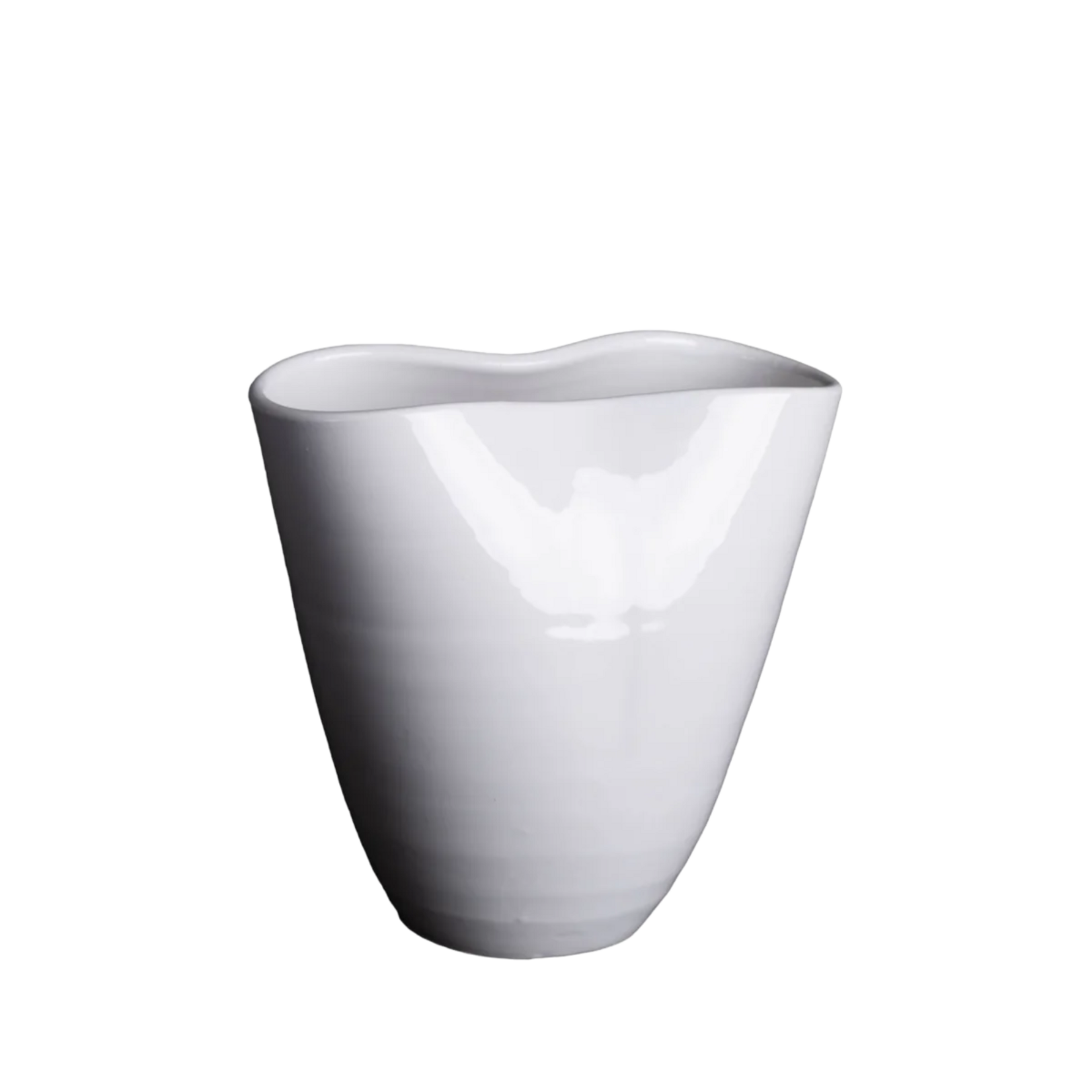Pinch Vase Medium White