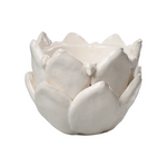 Abigails White  Artichoke Cachepot