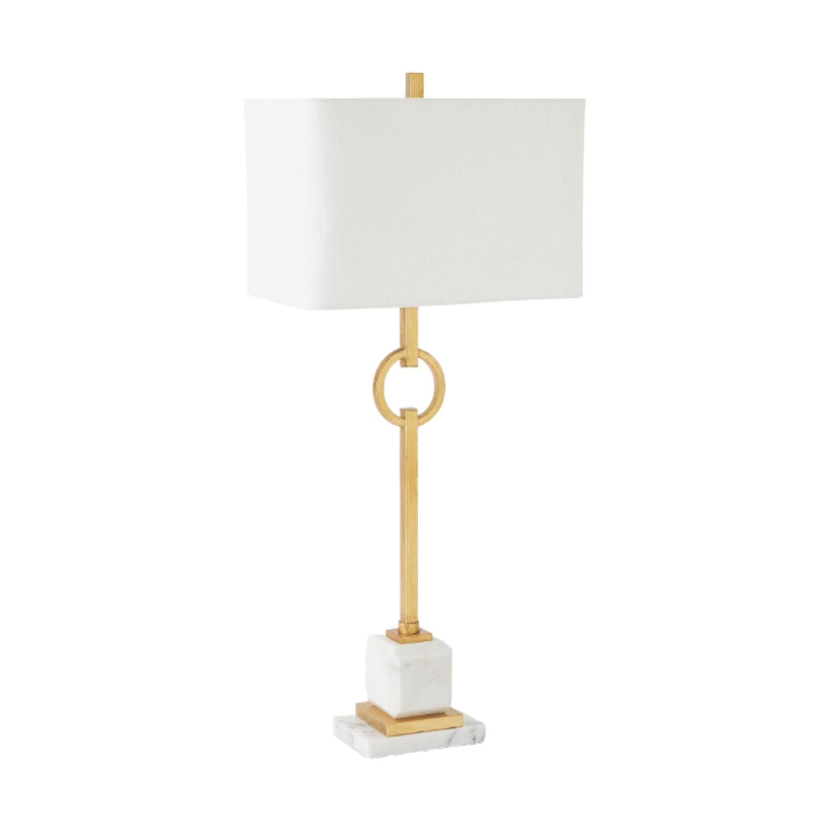 Top Ring Table Lamp Gold Leaf