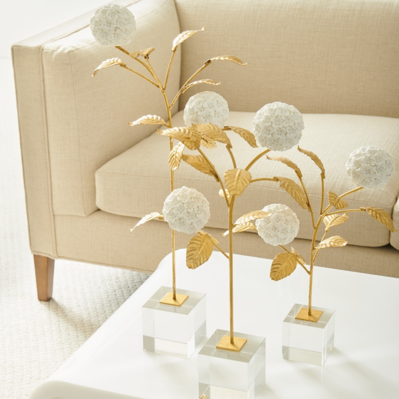 Small Hydrangea on Stand