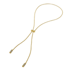 Juliette Pave Lariat Necklace