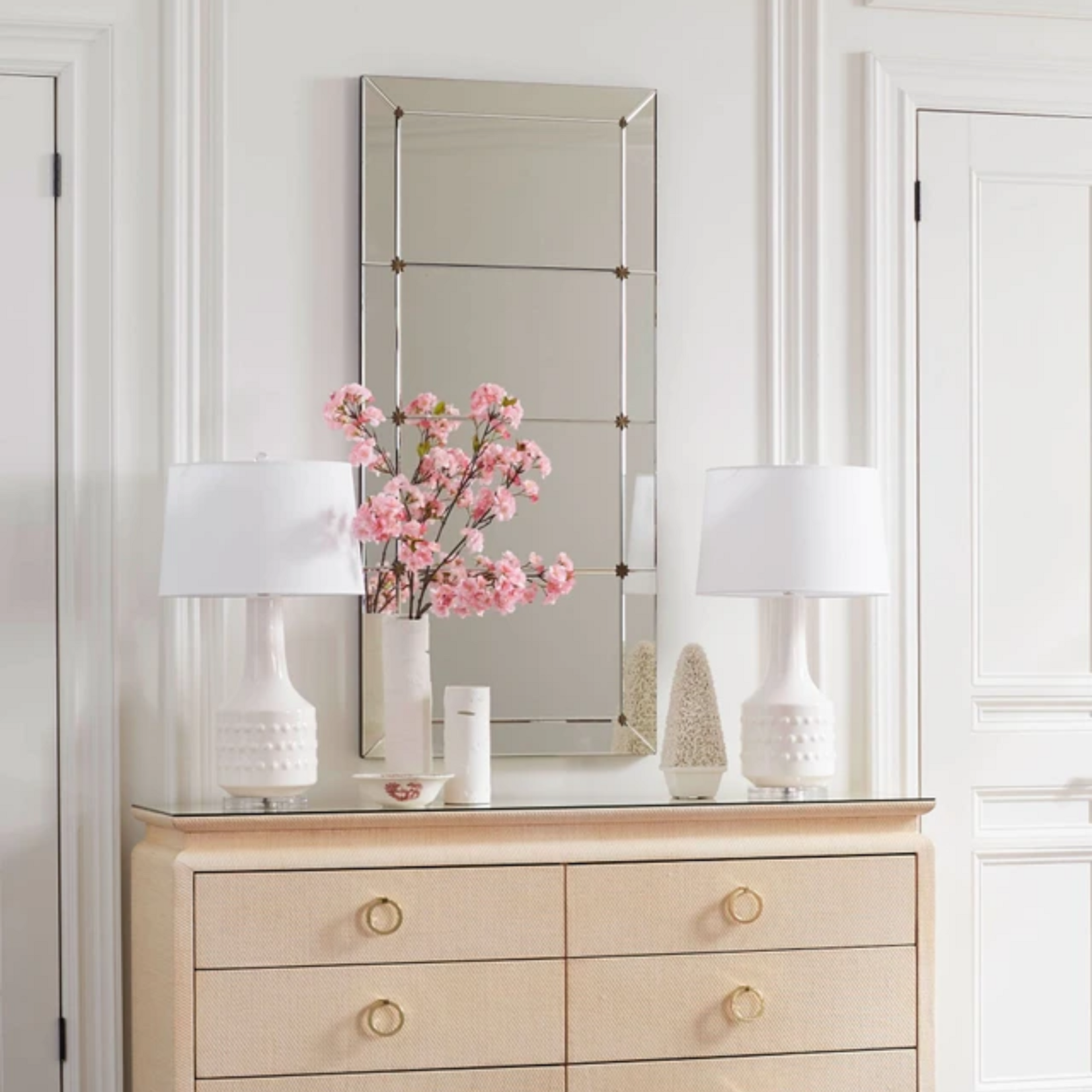 Rosette Mirror Large