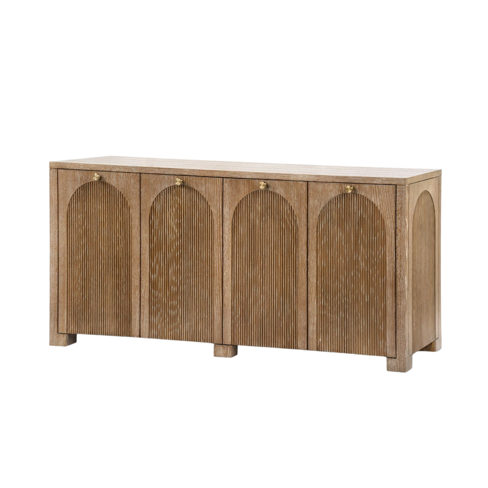Villa & House Bungalow 5 Arcadia 4-Door Cabinet Soft Glow Oak