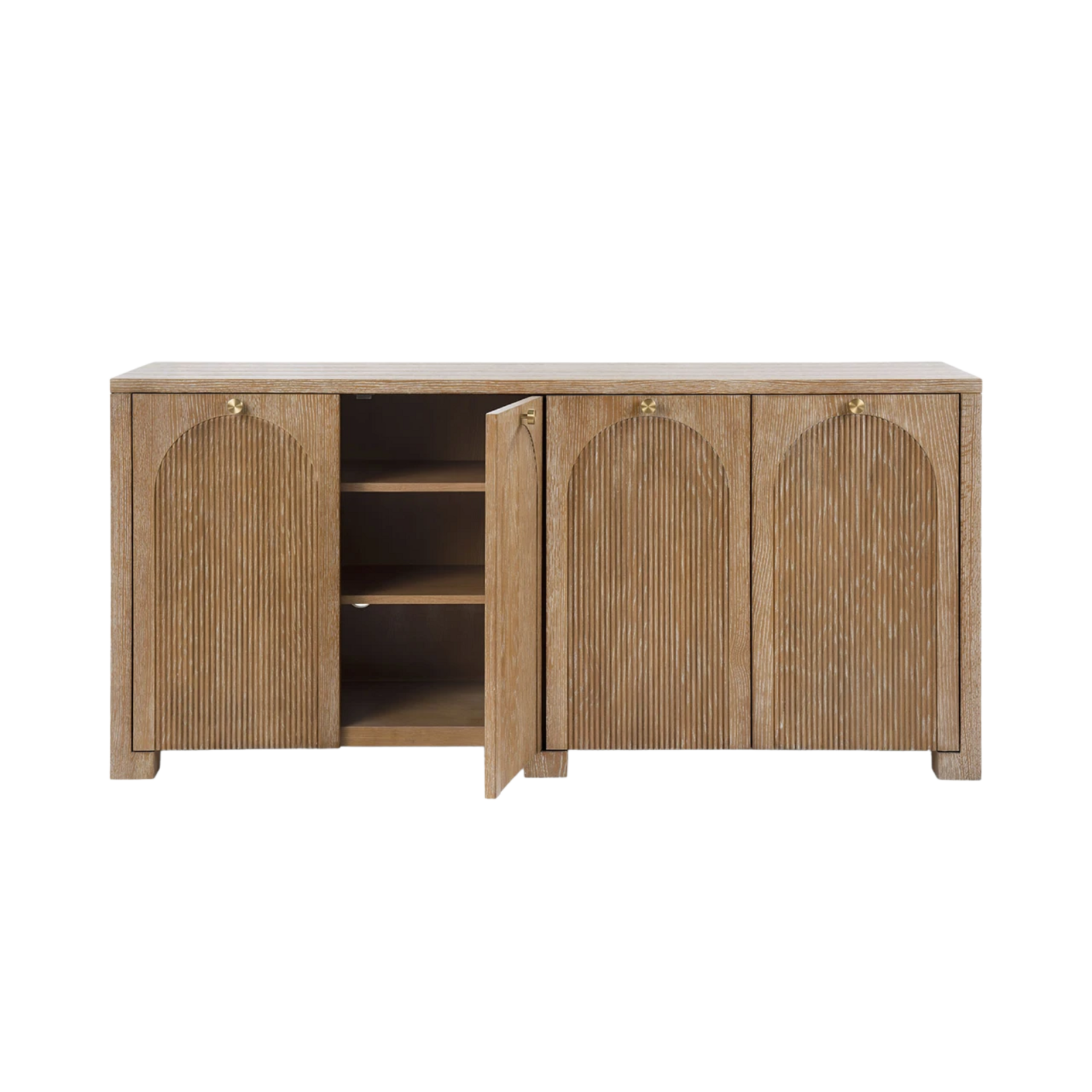 Villa & House Bungalow 5 Arcadia 4-Door Cabinet Soft Glow Oak