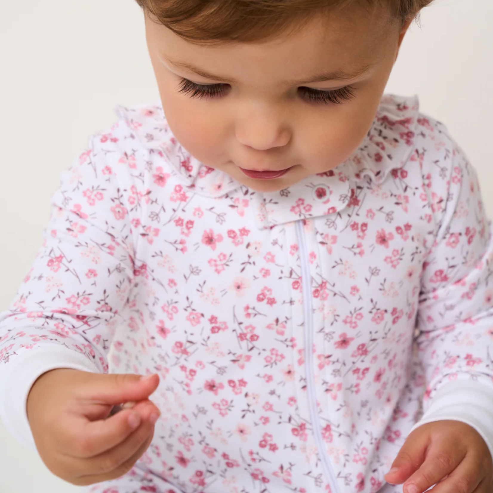 Pima Snug Fit Romper in Dorset Floral