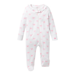 Pima Snug Fit Romper Blushing Bows