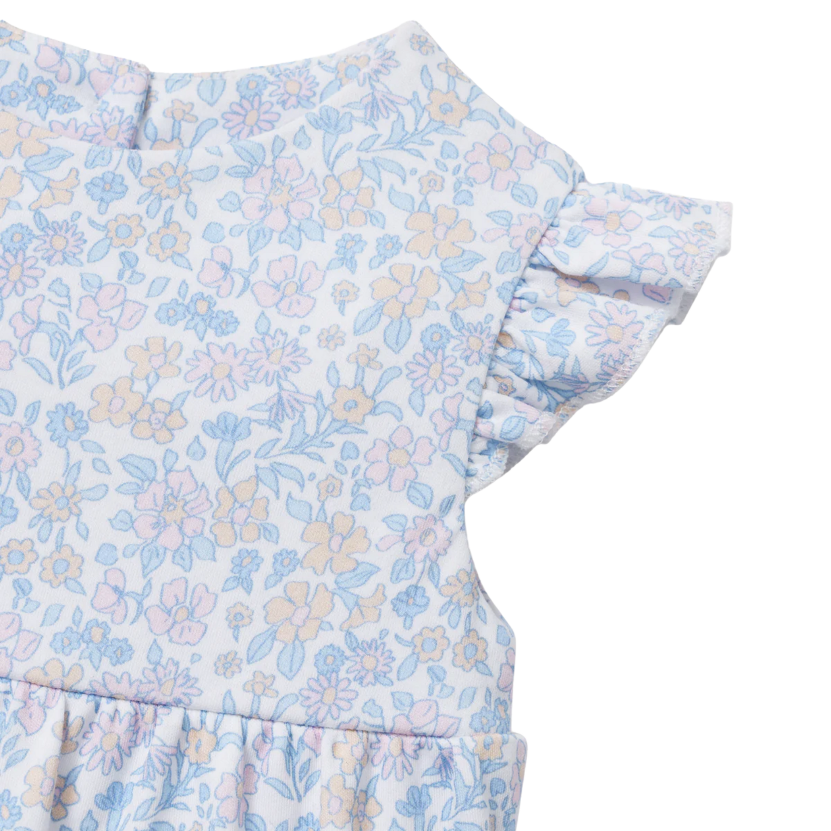 Pima Isla Play Romper in Fleur Blanche