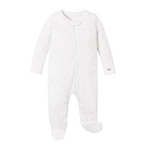 Pima Snug Fit Romper Gray Stars