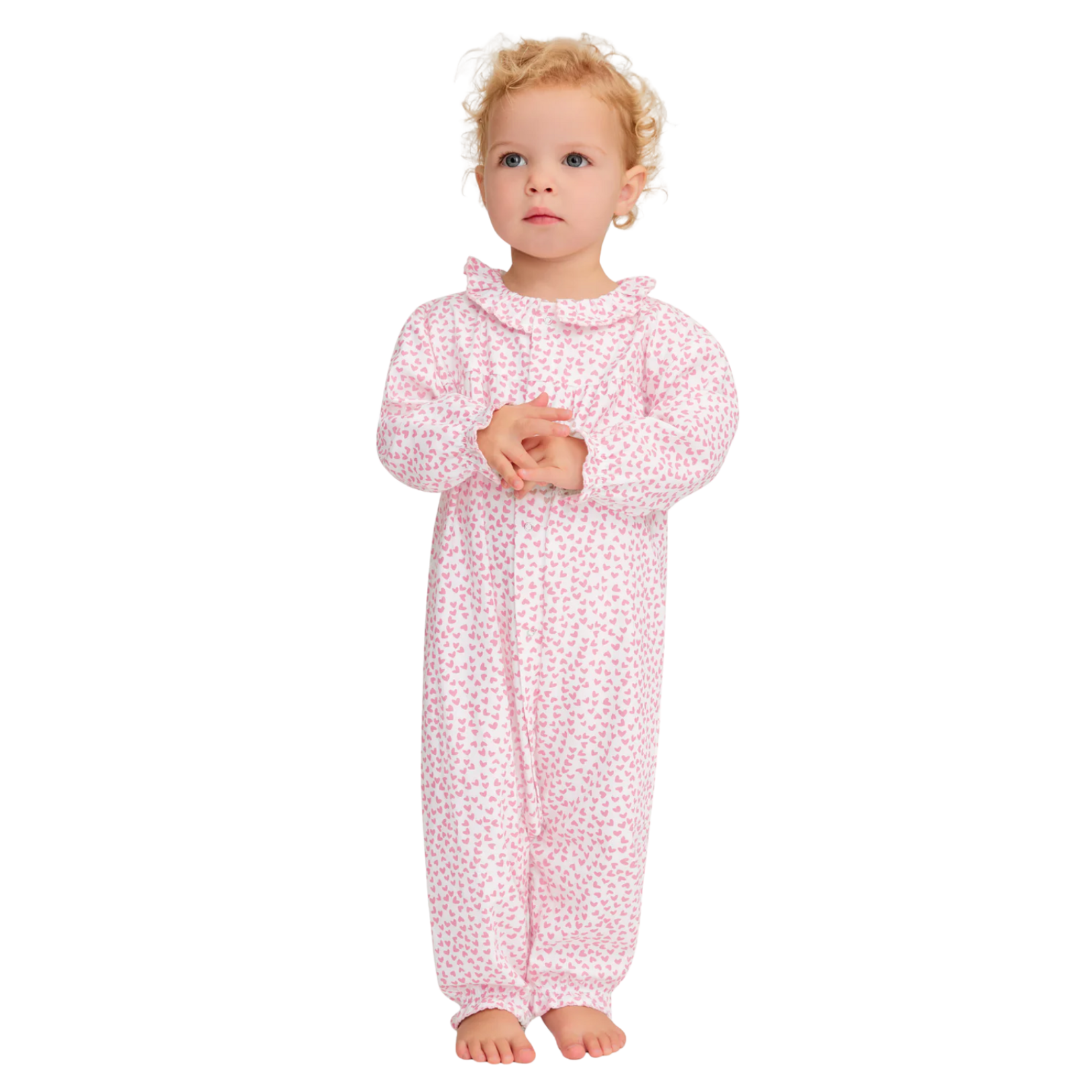 Twill Madeline Romper Sweethearts