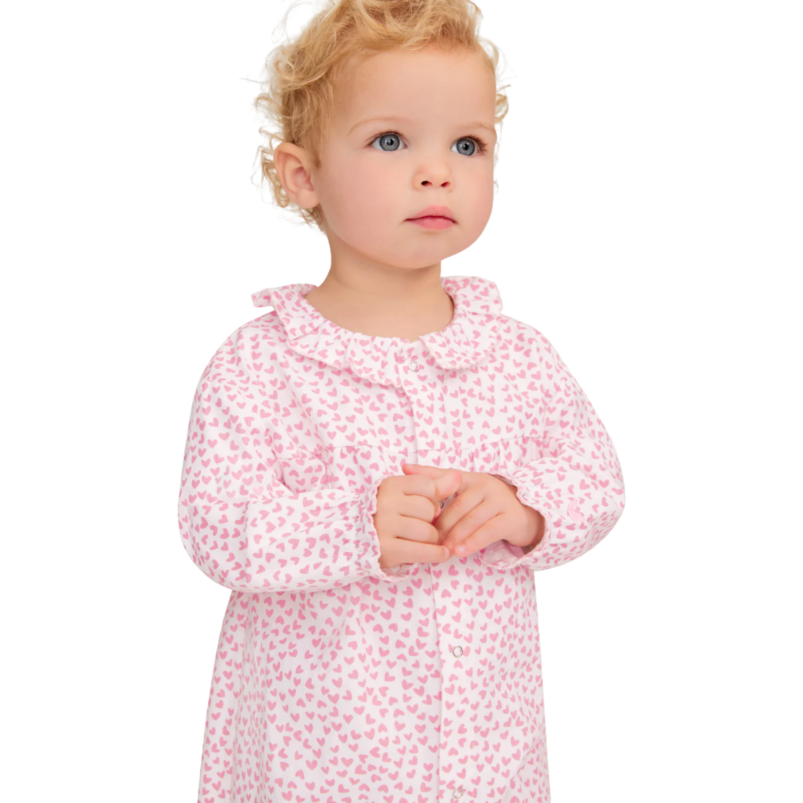 Twill Madeline Romper Sweethearts