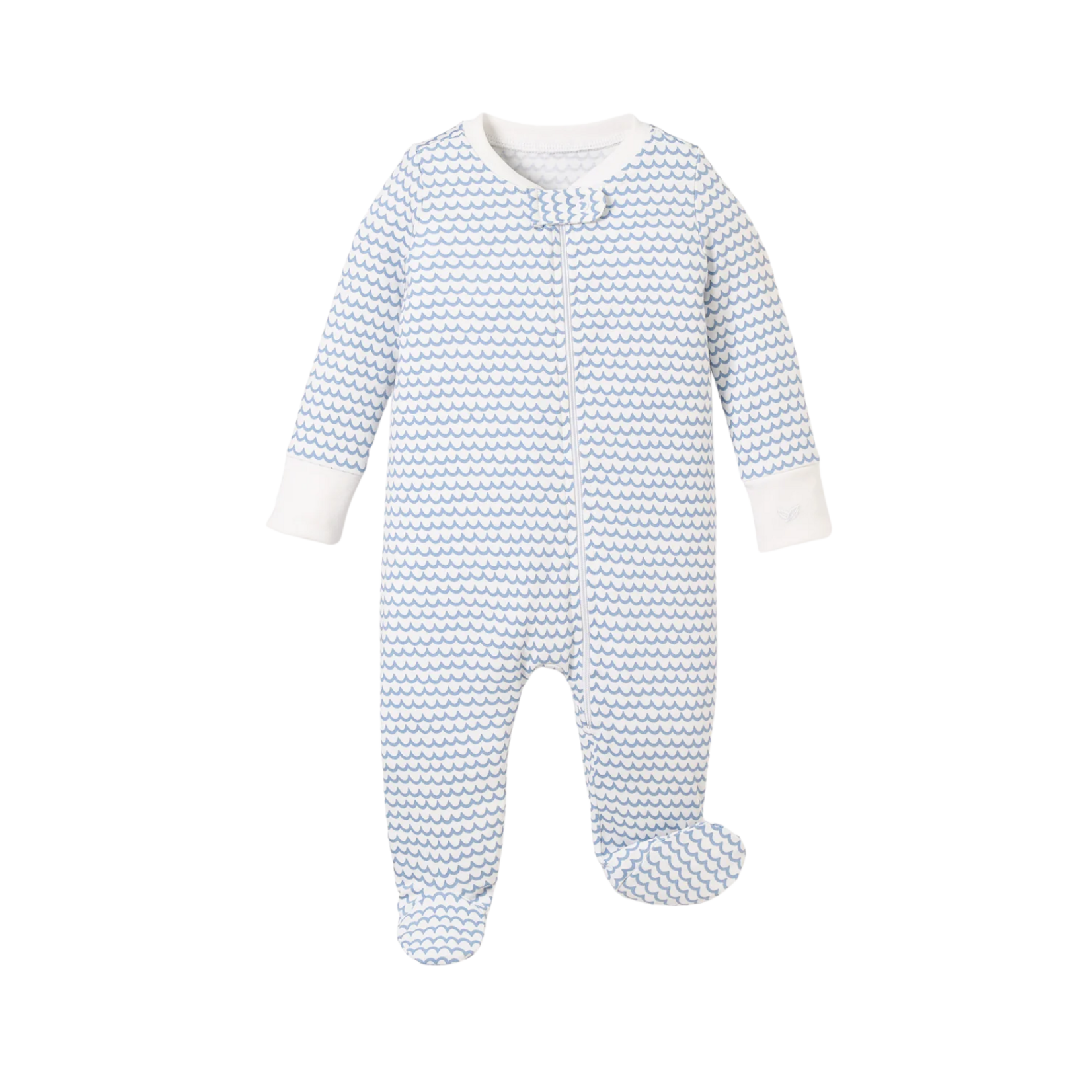 Pima Snug Fit Romper in La Mer