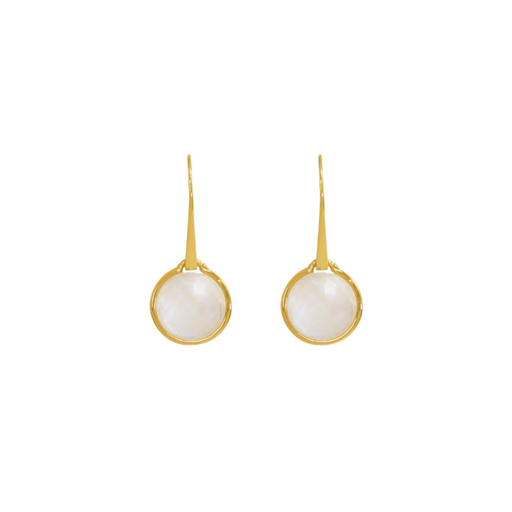 Ipanema Droplet Earring Gold Moonstone