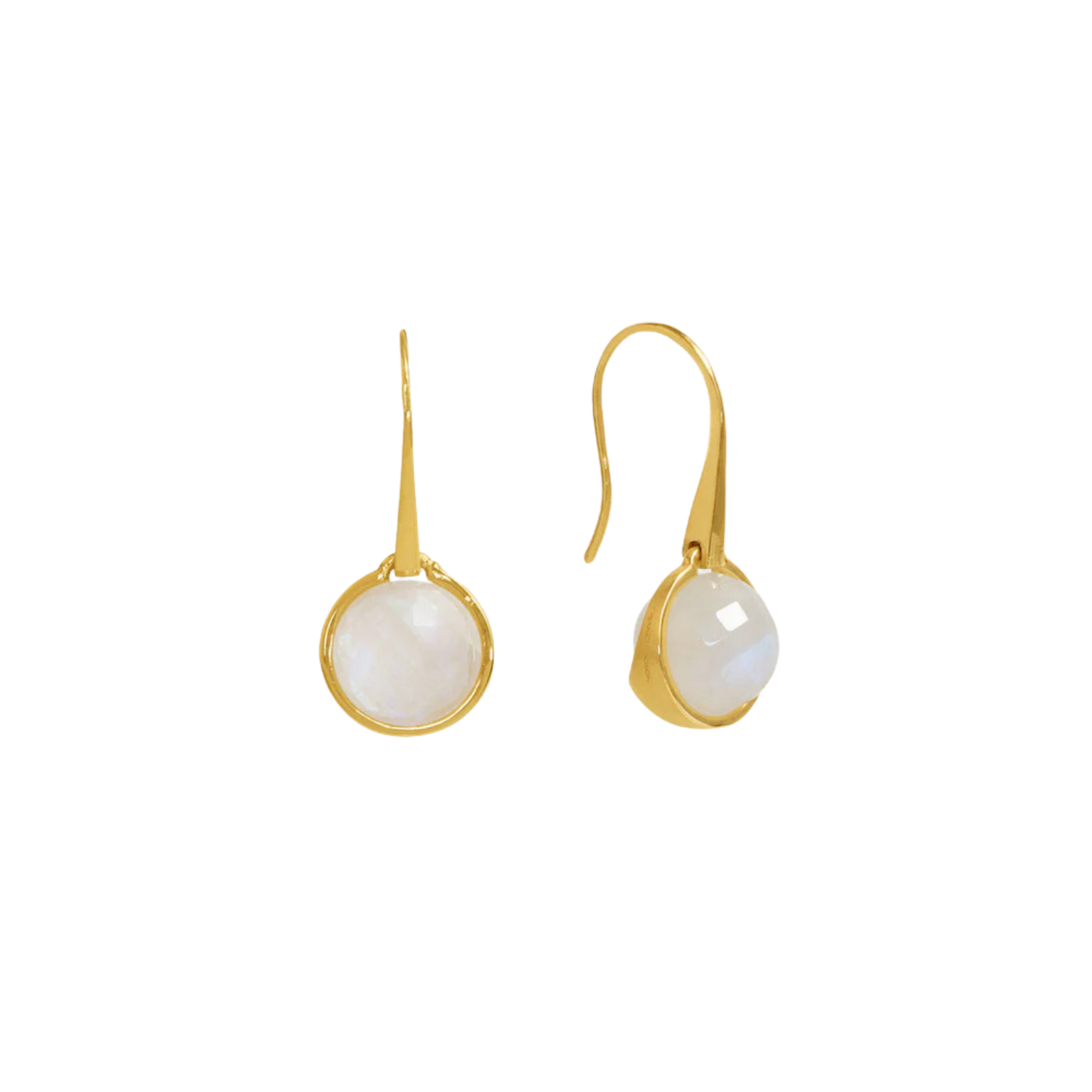 Ipanema Droplet Earring Gold Moonstone