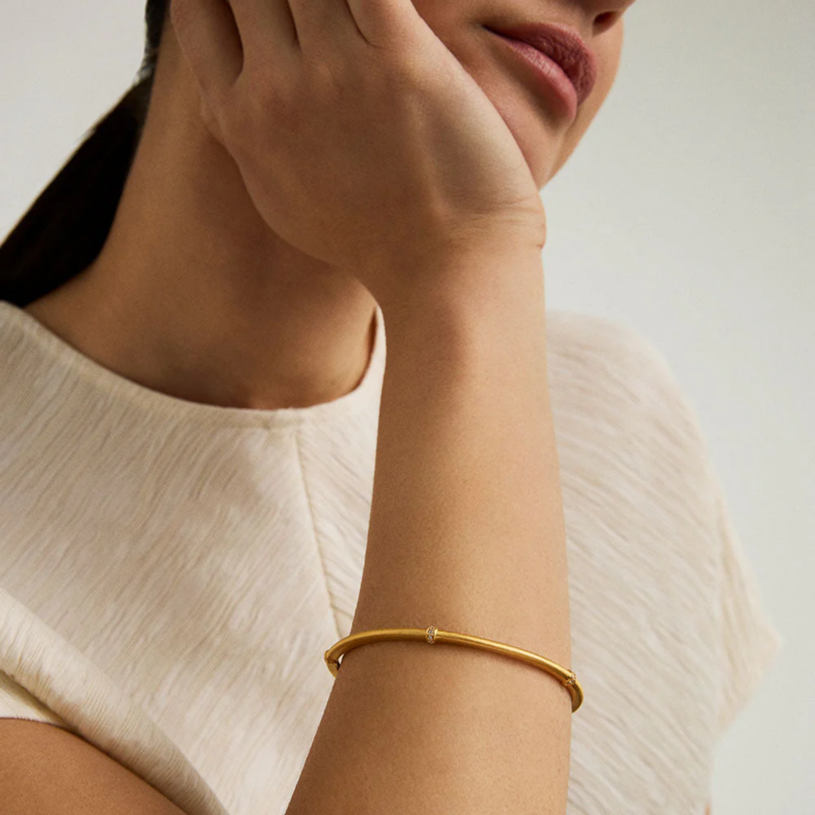 Colett Pave Bangle Bracelet
