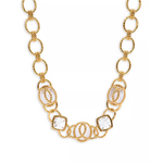 Blandine Chain Necklace Clear Quartz