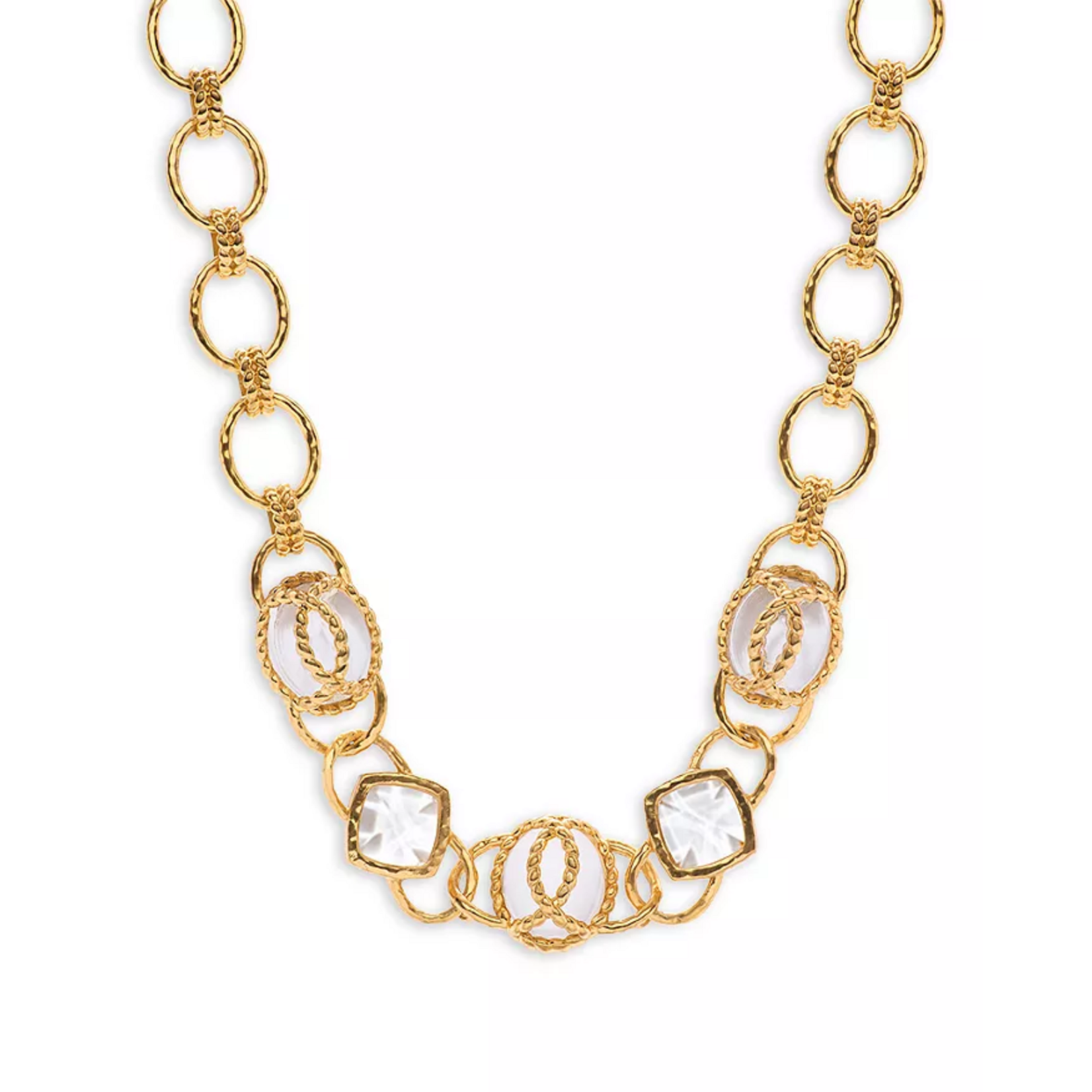 Blandine Chain Necklace Clear Quartz